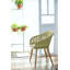 LifestyleGarden Fiji 2pc Outdoor Patio FSC Wood and Resin Dining Green Arm Chairs