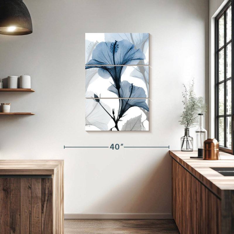 Harnek Steel Hibiscus, 38" H x 24" W