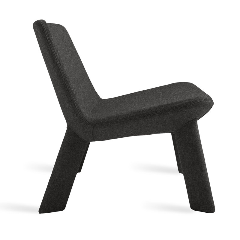Méridienne Neat, Laine gris anthracite Vesper