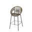 Tabouret d'extérieur en faux osier vert, ensemble de 2-967055907