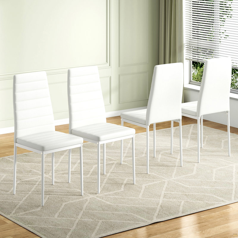 Ensemble de 2 chaises de salle à manger en cuir PU, 2