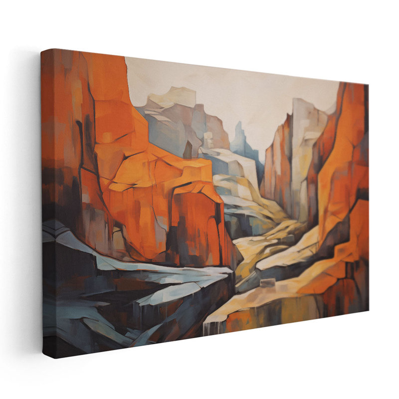 Rocky Realms, 20" H x 30" W