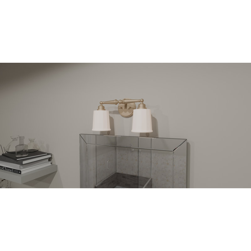 Éclairage pour meuble-lavabo à 2 lumières à intensité variable Benley, Gold