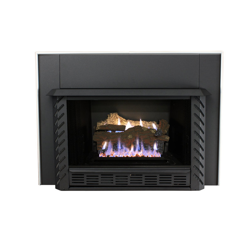 38'' W Ventless Fireplace Insert, Natural Gas