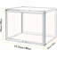 Organisateur de rangement pour sac à main transparent avec structure robuste, paquet de 1