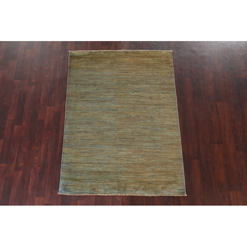 Tapis oriental en laine Rawshawn Contemporary Gabbeh Kashkoli noué à la main 4 x 6