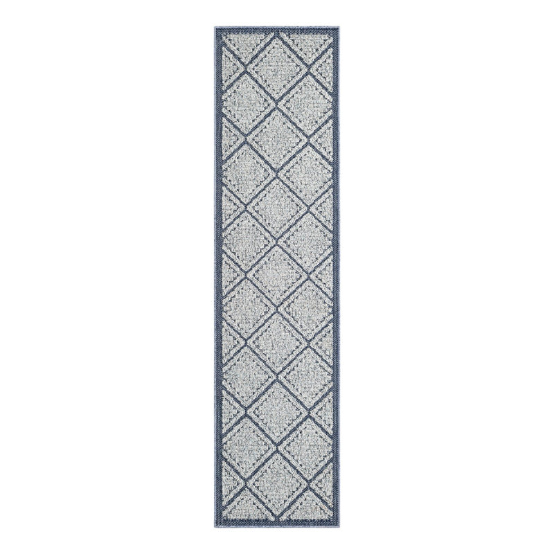 Indoor/Outdoor Trellis Area Rug, Runner 2' x 8'