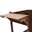 Lit de jardin surélevé à 8 poches, jardinière en bois surélevée avec table d'appoint pliable et tablette de rangement pour herbes, légumes, fleurs