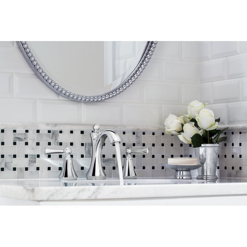 Garniture et valve Wynford 2H, chrome, Chrome chrome