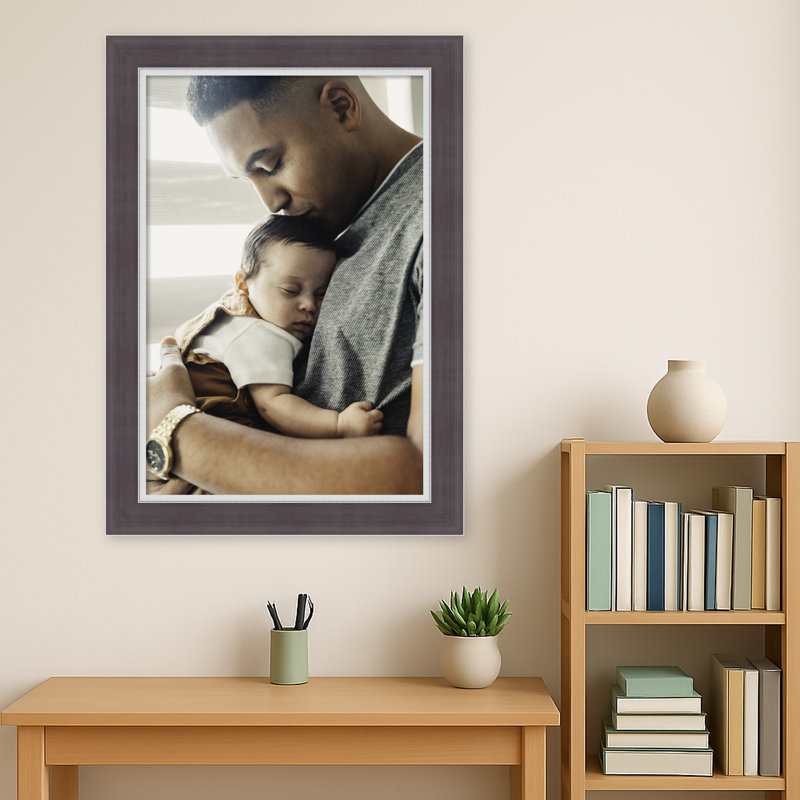 Ellie Picture Frame, 20x30, Ellie Brown Silver