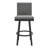 Aloysia Swivel Modern Counter or Bar Height Armless Bar Stool in Faux Leather and Metal-1339671918-1339671919