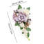 2 pièces fleurs de mariage, fleurs artificielles