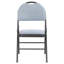 Fabric Padded Stackable Folding Chair Folding Chair-1710247567