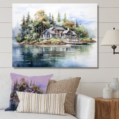 «Lake House», reproduction sur toile