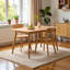 Chaise d'appoint en bois massif H 17 po Hoopes-809183241