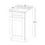 Armoire de base Kindwood Eco Shaker prête à assembler avec portes et tiroir-123468875
