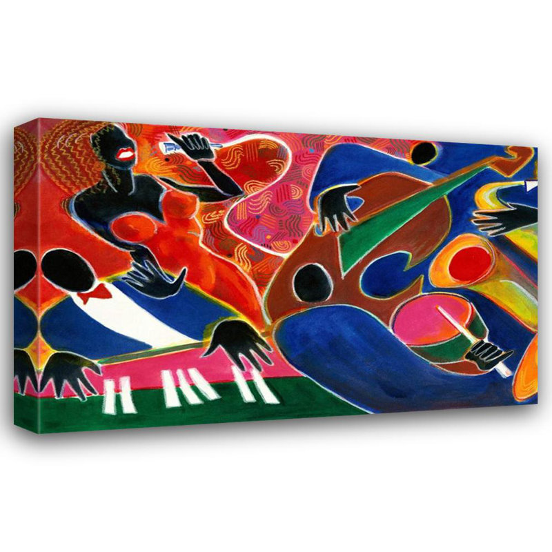 Jazz Singer, 15" H x 24" W