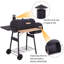 Dakota Fields Bailen 124cm W Charcoal Grill