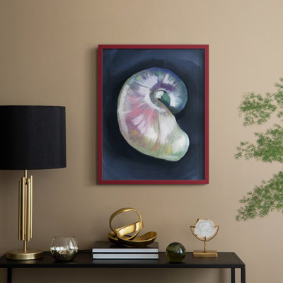«Lost Shell I», reproduction encadrée - bois massif