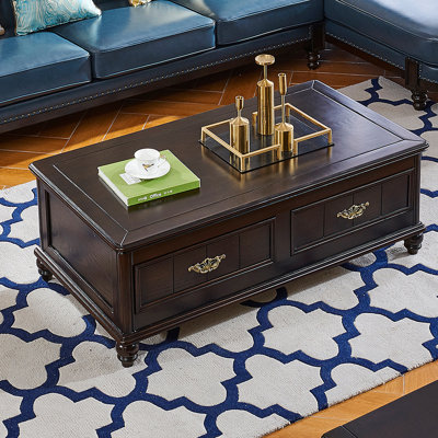 Table basse rectangulaire de style américain