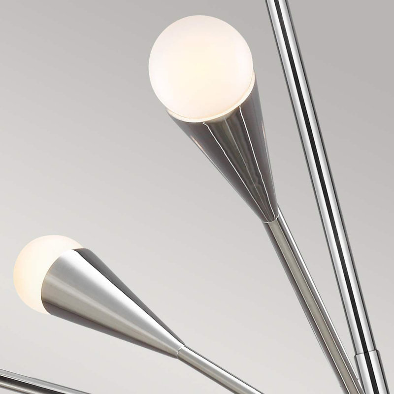 Darion 10 - Light Sputnik Chandelier, Polished Nickel