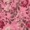 Papier peint amovible floral romantique sur fond rose romantique