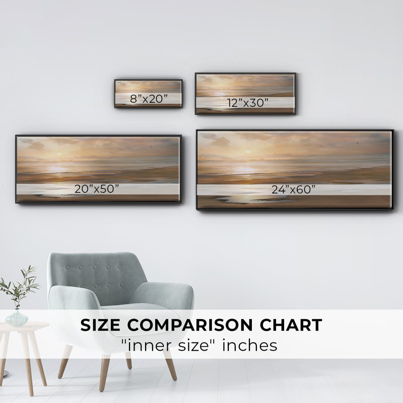 «Approche du crépuscule», reproduction sur toile, Noir, H 12 po x l 30 po x P 1,5 po