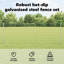 Vidaxl Fence With Posts Steel-116797766-116797758