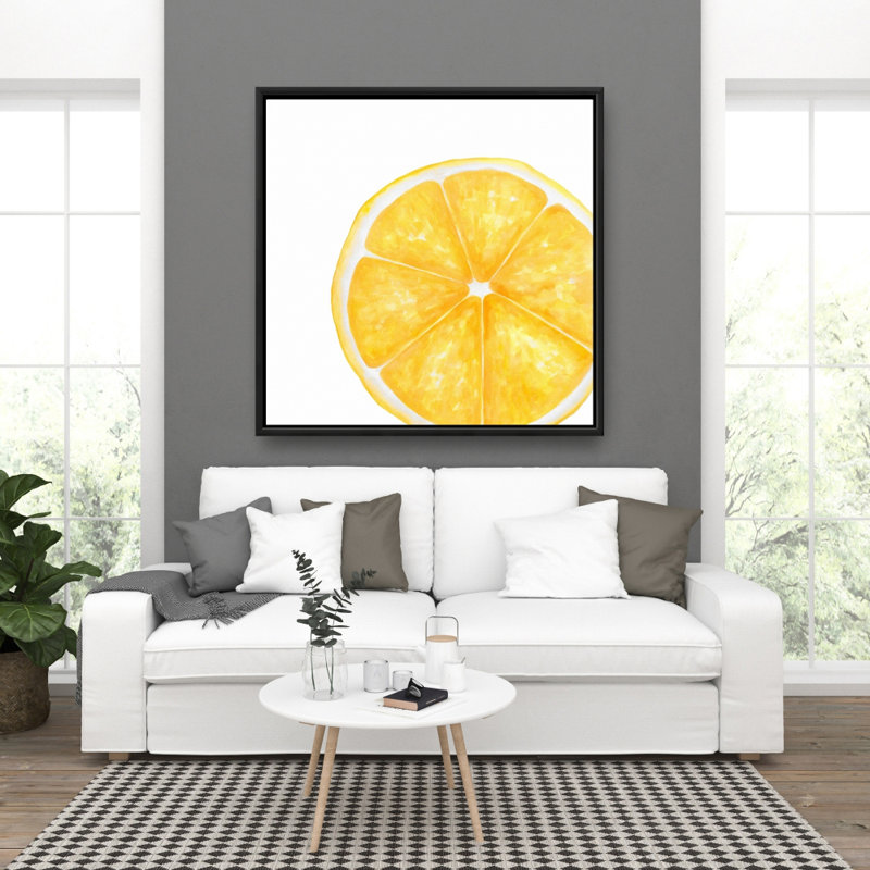 "Tranche de citron" sur toile
