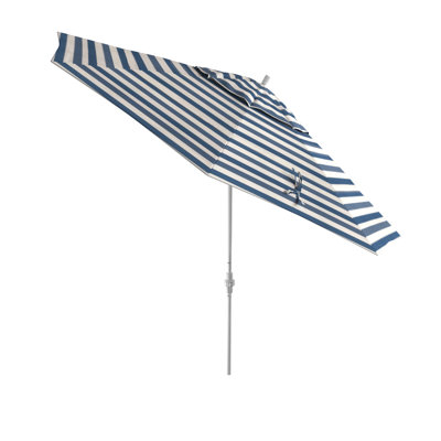 Parasol de patio blanc mat 11 pi.