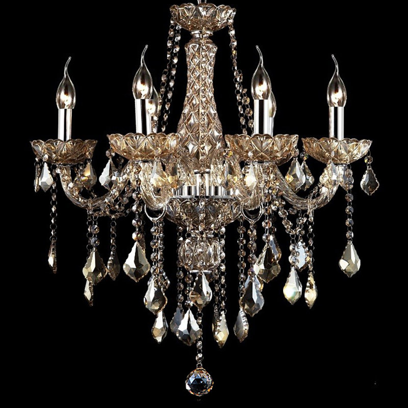 Aleah Crystal Chandelier, 60cm H x 55cm W x 55cm D