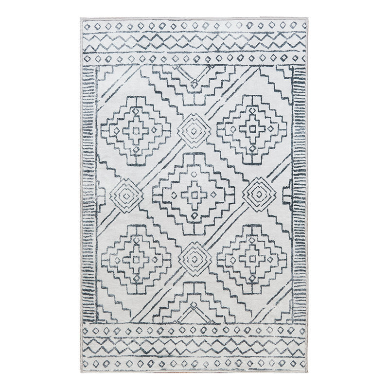 Tapis d'intérieur lavable en chenille avec envers antidérapant pour l'entrée de la chambre à coucher et la cuisine