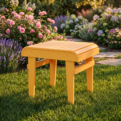 Weathercraft Adirondack Accent Side Table, Solid Wood Pressure-Treated Pine with Weather-Resistant Finish, 15 Sherwin-Williams Color Options, Fully Assembled, Made in USA