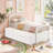Twin Size Platform Storage Bed Solid Wood Bed With 6 Drawers-415991019
