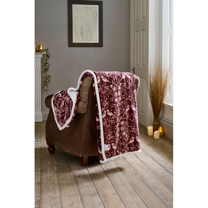 Deyongs 1846 Throw, Red Abstract