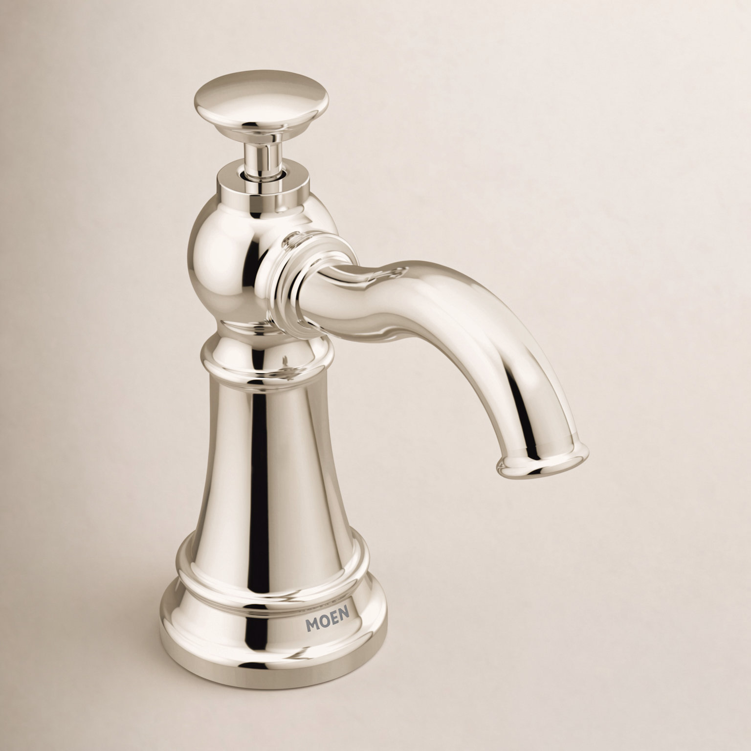 Moen Soap Dispenser, Polished Nickel