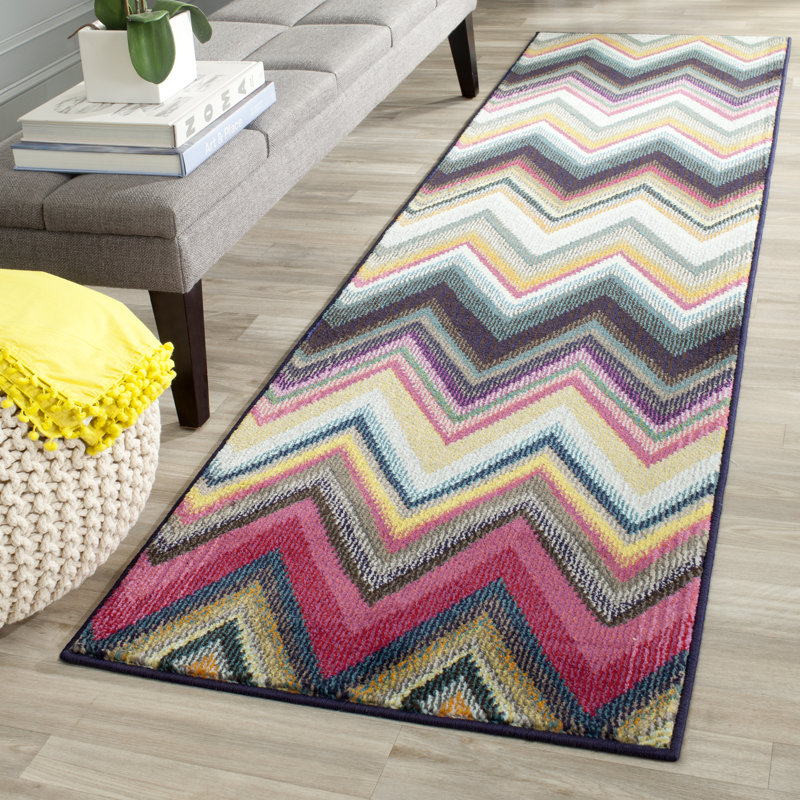 Avenir Chevron Area Rug, Runner 66 x 244 cm