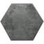 Kalay 9" Hexagon Polished Porcelain Tile-189182013