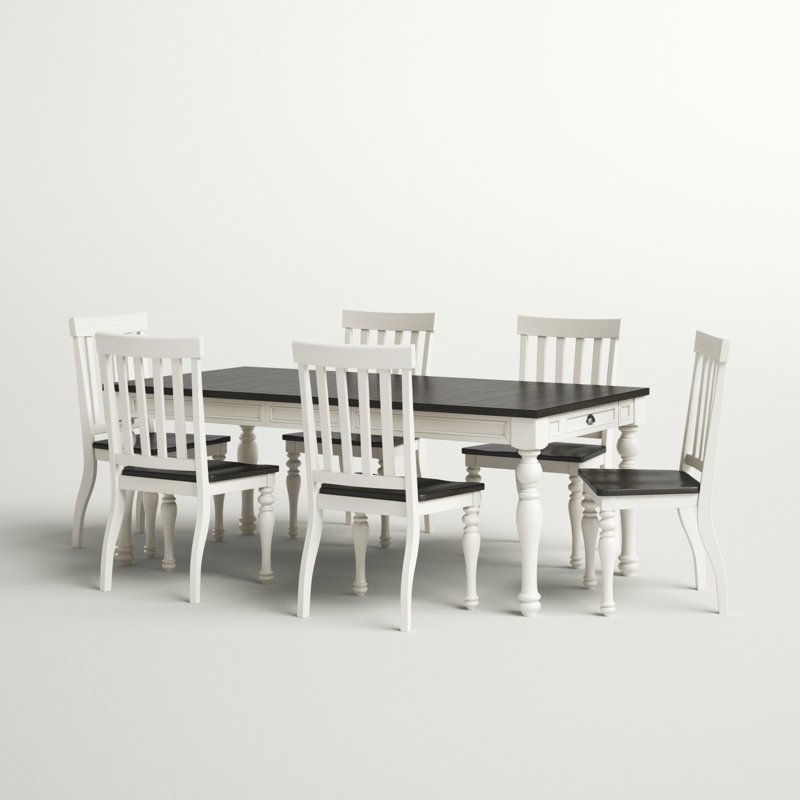 Heppman Extendable Four Leg Dining Set