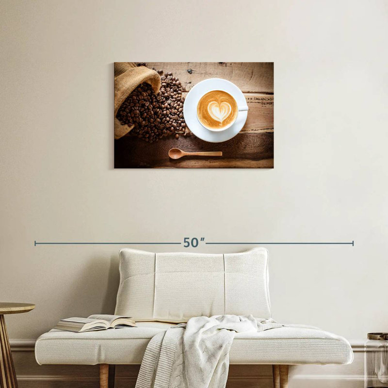 Yarlin Latte Coffee, 20" H x 30" W