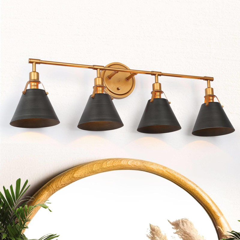 Bianco 4 - Light Dimmable Vanity Light, Brushed Silver