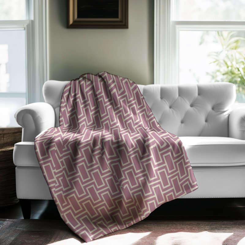 Elegant Bloom - Couverture Sherpa 1 pièce de qualité supérieure 0212, L 60 po x L 80 po