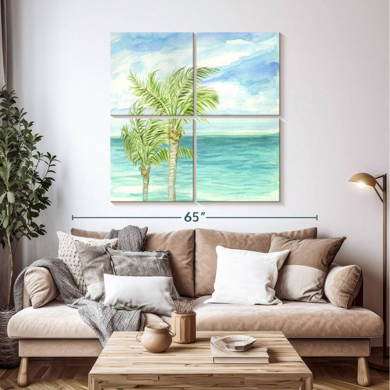 Gillard rafraîchissant bord de mer I, H 45 po x l 45 po
