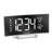 Modern & Contemporary Digital Electric Tabletop Clock with Alarm in White