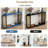 Console Table With Bottom Shelf And Rattan Side-2123520951