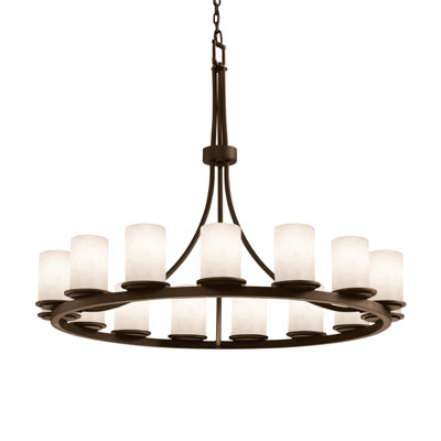 Clouds Dakota Chandelier with Shade