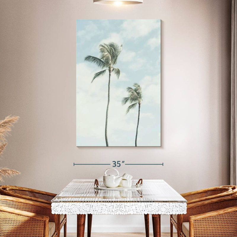 Palm Sway, 51" H x 34" W