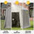 6 Ft. W X 8 Ft. D Polyethylene Portable Carport-117032217
