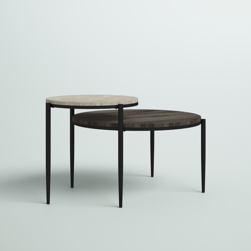 Table basse Hartstein, gris