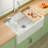 30" L x 20" W Farmhouse Sink Workstation Single Bowl Fireclay White With Cutting Board